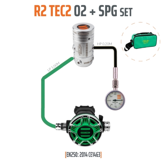 Afbeeldingen van Tecline R2 TEC2 O² set M26 + Mano