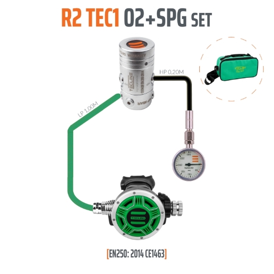 Afbeeldingen van Tecline R2 TEC1 O² set M26 + Mano