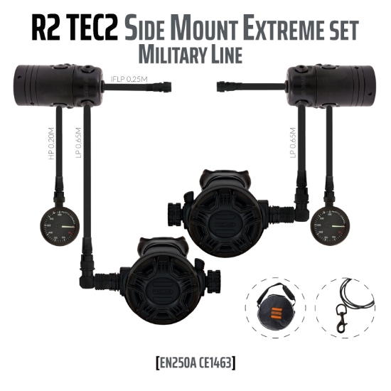 Afbeeldingen van Tecline R2 TEC2 Side Mount Extreme Set - Military Line