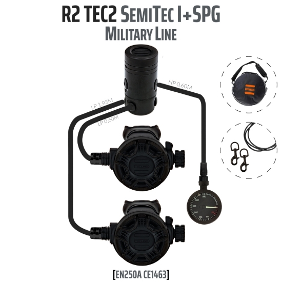 Afbeeldingen van Tecline R2 SemiTec I + SPG - Military Line