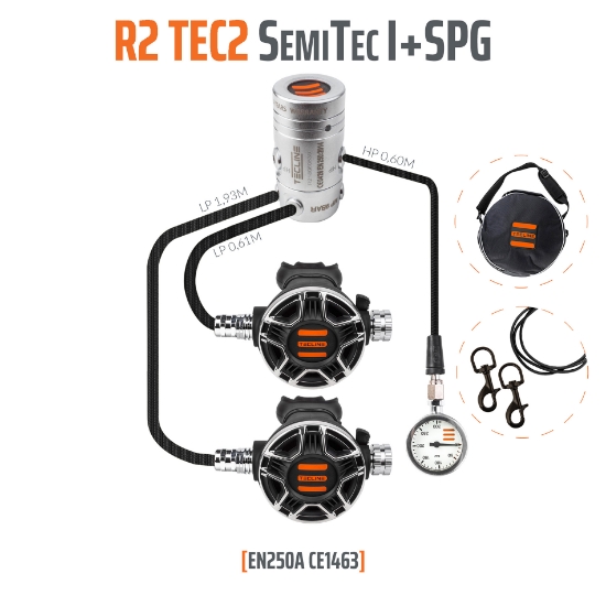 Afbeeldingen van Tecline R2-TEC2 SEMITEC I + SPG SET